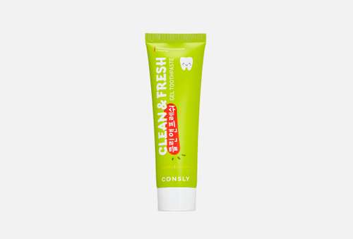 Гелевая зубная паста с экстрактами бамбука и зеленого чая | CONSLY | Clean&Fresh Bamboo & Green Tea Gel Toothpaste