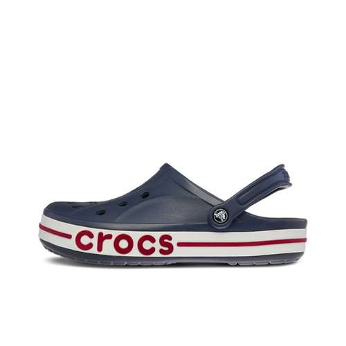 Crocs Bayaband Clog BEIYA ЭВА Сабо Спортивные Сандалии Унисекс Синий Белый Красный