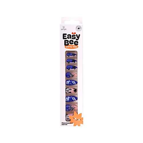 EASYBEE Набор накладных ногтей с клеевыми стикерами  NAIL DAY Night Ghost
