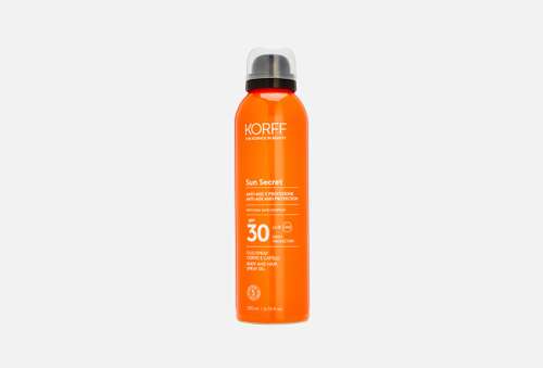 Солнцезащитное масло-спрей для тела и волос с SPF 30 | KORFF | Sun Secret