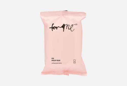 Антибактериальные влажные салфетки | FOR ME by gold apple | 03. Milky silk