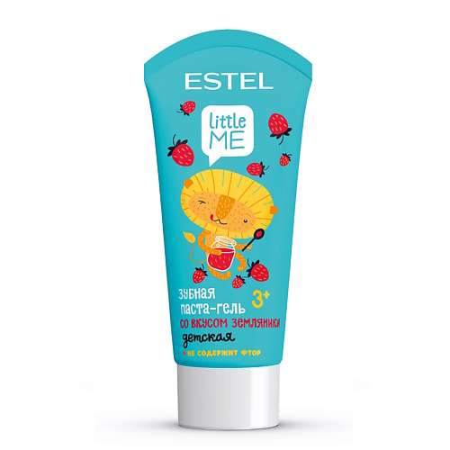 ESTEL PROFESSIONAL Детская зубная паста-гель со вкусом со вкусом земляники LITTLE ME