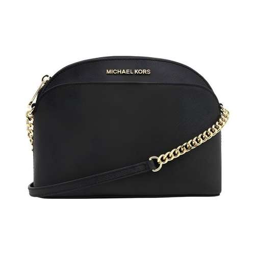 MICHAEL KORS Jet Set Спилок коровьей кожи с искусственной кожей Сумка на плечо Женская Чисто черная