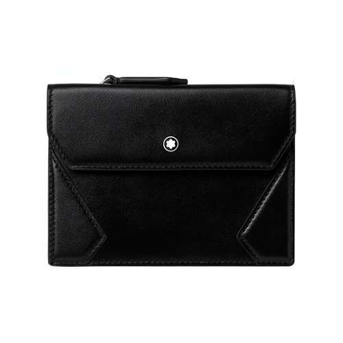 MONTBLANC Meisterstuck Коровья кожа Держатель для карт Держатель для карт Унисекс Черный