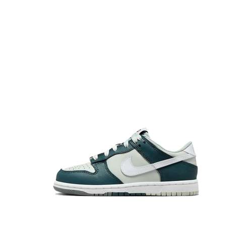 Nike Dunk Амортизация Низкий Топ Детская Скейтбординг Обувь Зеленая Детская Возраст 3-7 Лет
