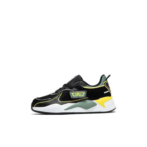PUMA x SPONGEBOB Синтетическая кожа текстиль Низкие кеды для детей Lifestyle Черные для детей 3-7 лет