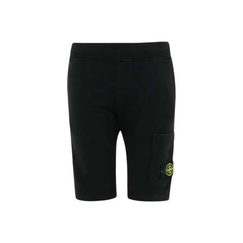 STONE ISLAND Шорты Детские Черные