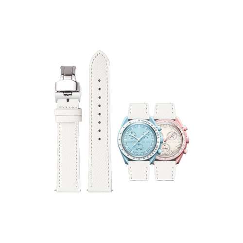 YIJIANG Шнуровка Омега Совместимость с SWATCH Естественная кожа Материал