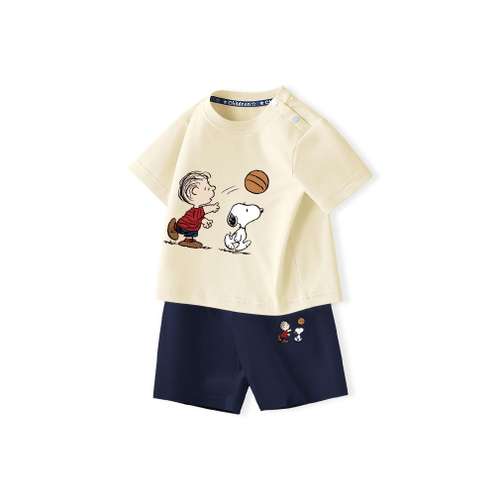 SNOOPY Повседневная спортивная одежда 2 предмета комплект волшебных цветов для детей 3-7 лет