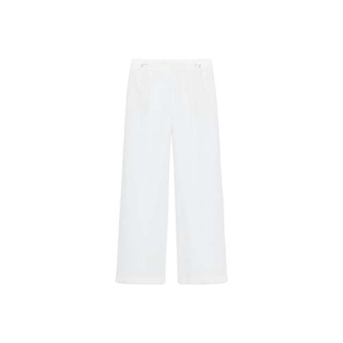 ZARA Белые Женские Повседневные Штаны
