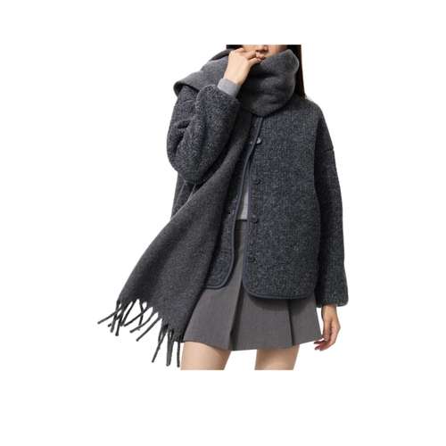 UNIQLO Бархатовое пальто для женщин