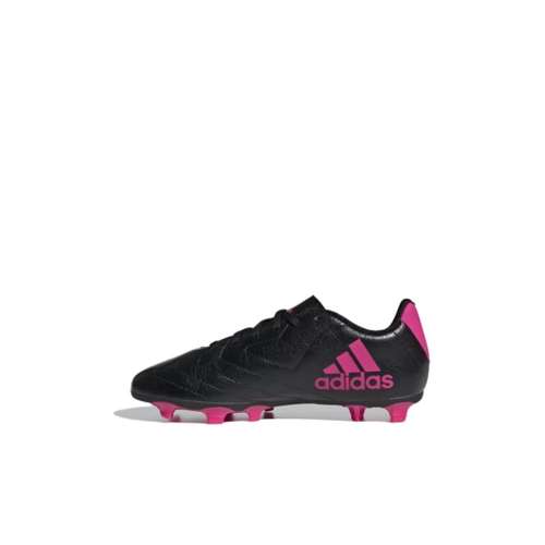 Adidas GOLETTO VII Устойчивые к истиранию Низкие Детские Футбольные Бутсы Черные Розовые Детские