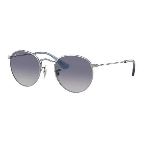 RayBan Металлические Круглые Солнцезащитные Очки Детские Серебряные