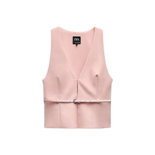 ZARA Розовые Женские Жилеты