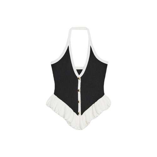 ZARA Черный Белый Женские Топы