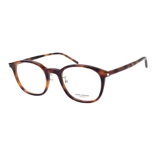 SAINT LAURENT Круглые очки с диоптриями Unisex Light Черепаховый цвет