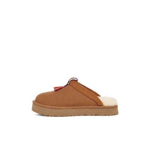UGG Коровья кожа Детские домашние тапочки Коричневый Детский