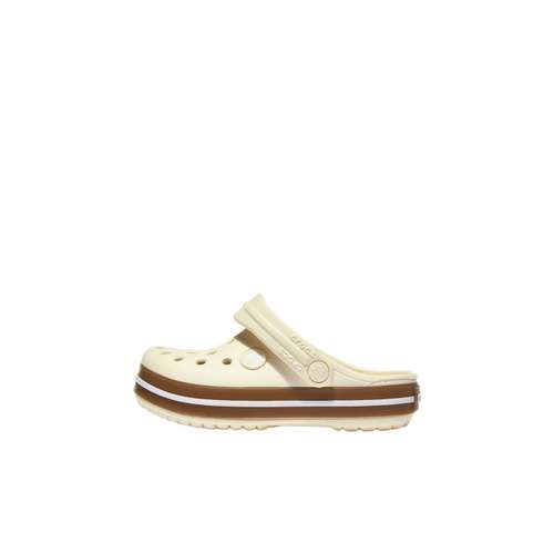 Crocs Crocband Низкие Кроссовки Малыша Светлый Бежевый Белый для Младенцев и Малышей