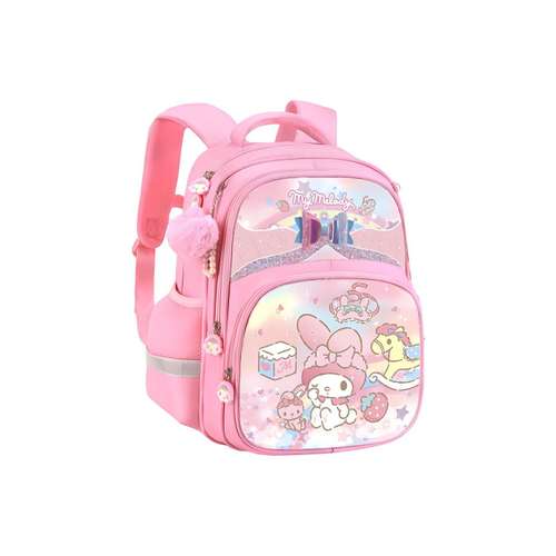 Санрио Полиэстер STUDENT Сумка Стандартная (Стандартная) Детская My Melody Розовая Kurumi Фиолетовая