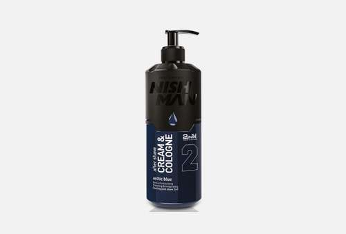 Крем 2в1 после бритья: против раздражения и для увлажнения 02 | NISHMAN | AFTER SHAVE CREAM + COLOGNE ARCTIC BLUE