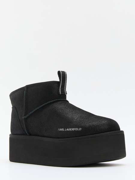Женские угги KARL LAGERFELD (натуральная замша) THERMO Lo Slip On Boot