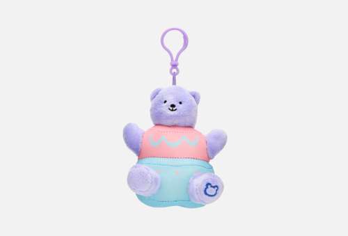 Брелок | Dailylike | Jelly bear stuffed toy keyring 06 Beet