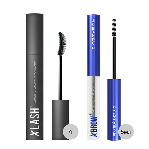 XLASH cosmetics WOW Look  XBROW х Letoile  +  Curling Growth Mascara
