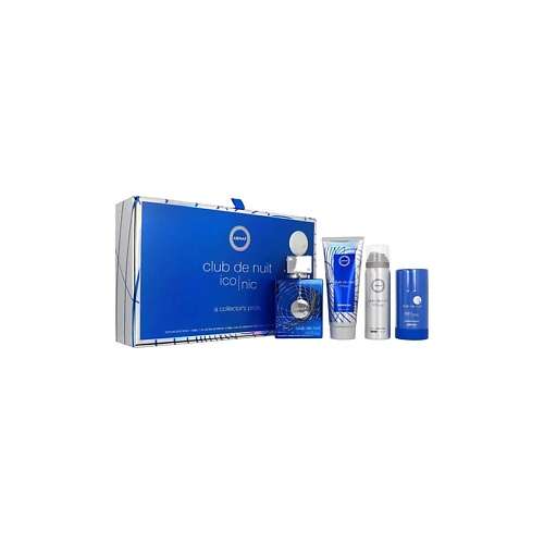ARMAF PERFUMES Набор Club De Nuit Iconic: Парфюмерная вода + Дезодорант-спрей + Гель для душа