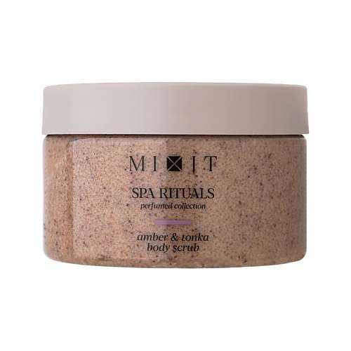 MIXIT Скраб для тела SPA RITUALS сахарно-солевой с ароматом амбры и бобов тонка