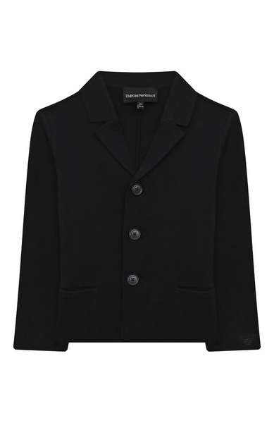 Детское: Хлопковый пиджак Emporio Armani