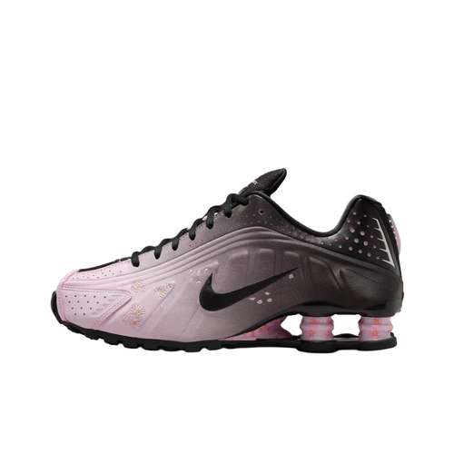 Nike Shox R4 Устойчивый к истиранию Дышащая Поддержка Отскок Низкий Верх Повседневные Беговые Кроссовки Женские