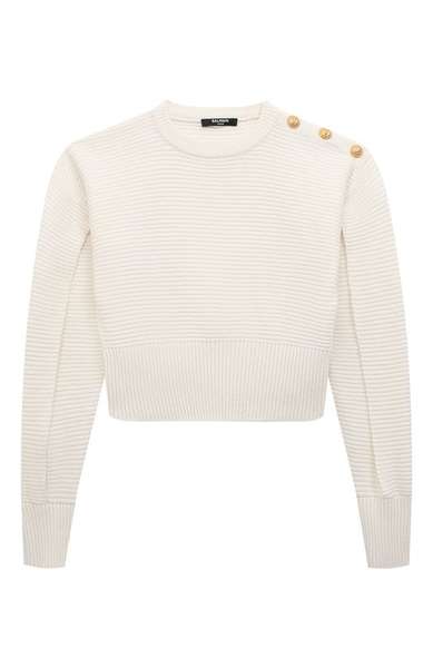 Детское: Шерстяной пуловер Balmain