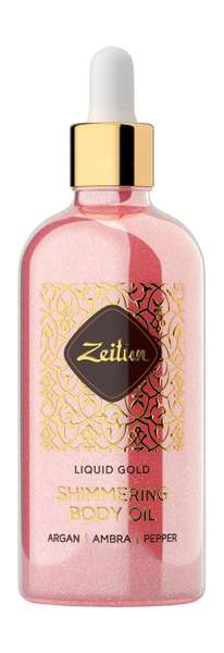 Zeitun Liquid Gold Shimmering Body Oil Pink