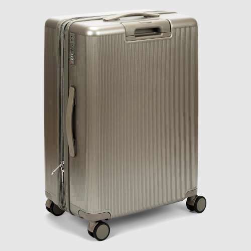 Чемодан Zhongshan Silk размер 25, серый шампань
