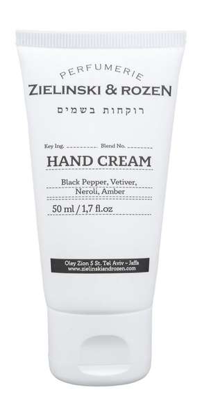Zielinski & Rozen Black Pepper, Vetiver, Neroli, Amber Hand Cream