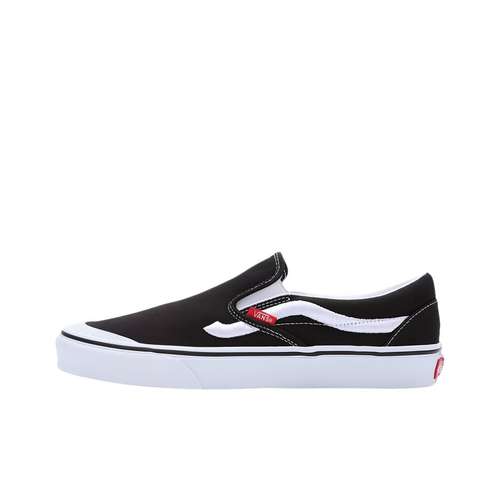 Vans Slip On Classic138 Модные Устойчивые к истиранию Низкие Кроссовки для скейтбординга Унисекс Черно-белые