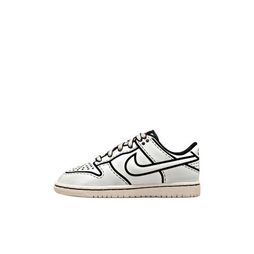 LEGO X Nike Dunk Low Топ Детские Скейтбординги Черный Белый Детские Возраст 3-7 Лет