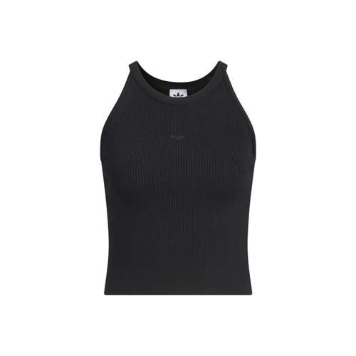 Adidas Originals Топ SS25 Премиум FULLY FASHIONED Танк Спортивный Жилеты Женские Черный