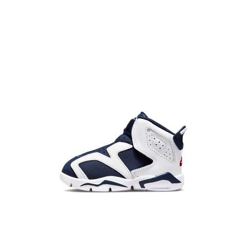 Jordan 6 Ретро Little Flex TD Противоскользящая Амортизация Устойчивая к износу Отскок Дышащая Высокая Обувь для малышей
