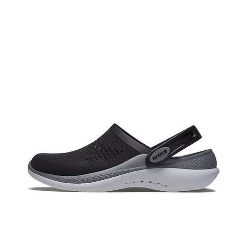 Crocs LiteRide Сабо из резины Мужские Черные Серые