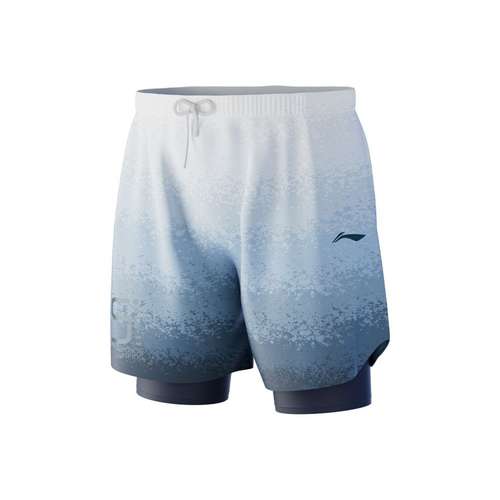 Li NING Плавательные шорты Мужские Белые и Синие