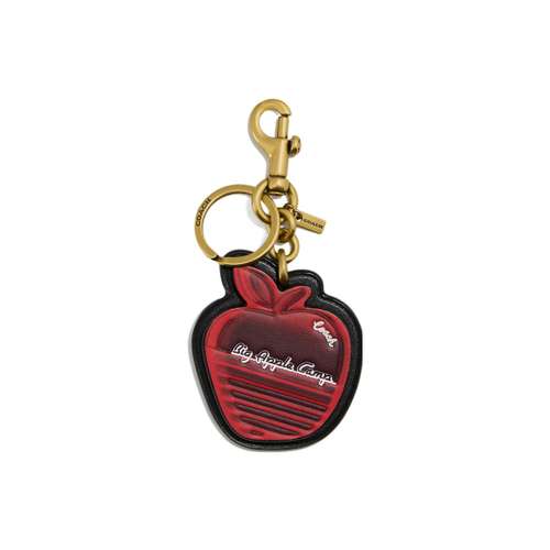 COACH Кожа Сумка Аксессуар Женский Красный