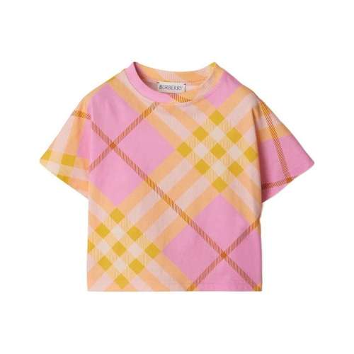 Burberry T-рубашка Розовая для младенцев и малышей
