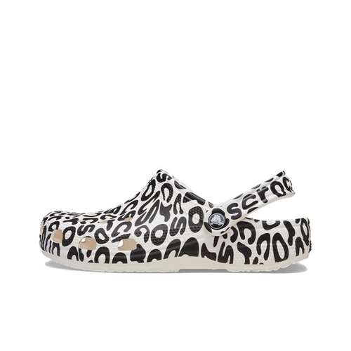 Crocs ЭВА Сабо Унисекс Черный Белый
