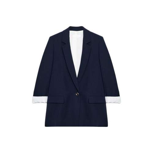 ZARA Морской синий Женские Деловые костюмы