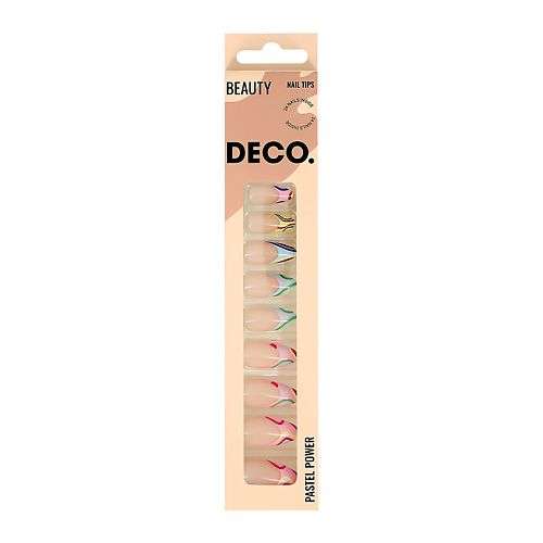 DECO. Набор накладных ногтей PASTEL POWER french