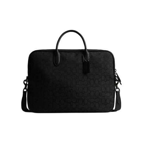 COACH Ткань Доска для ноутбука Большая Мужская Черная