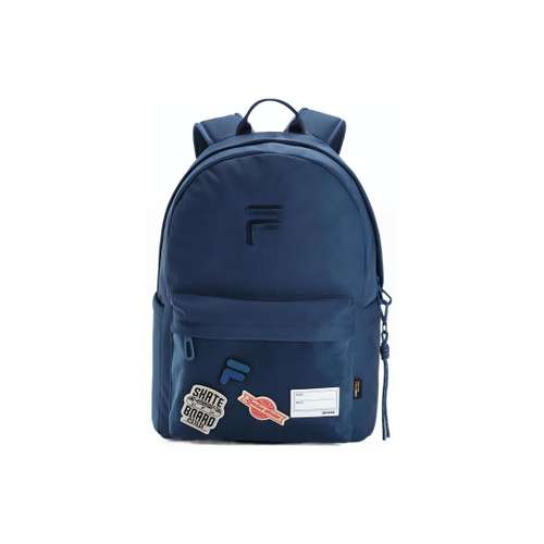 FILA FUSION Ткань Рюкзак Стандартный (Standard) Унисекс Темно-серый Синий