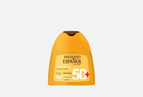 Солнцезащитный влагостойкий лосьон для тела SPF50+ | INSTITUTO ESPANOL | ALOE VERA
