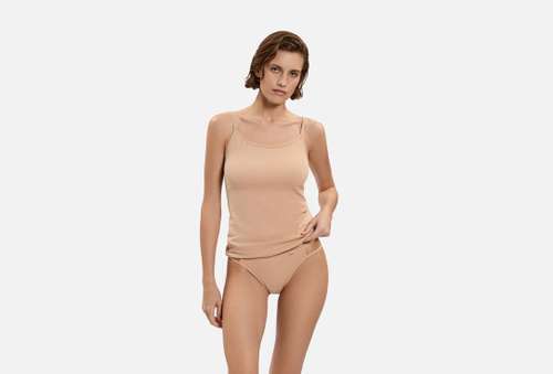 Трусы танга | INNAMORE | Acacia beige